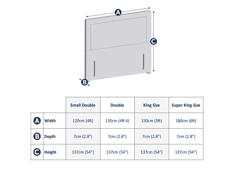 Silentnight Goya Super King Size Headboard5
