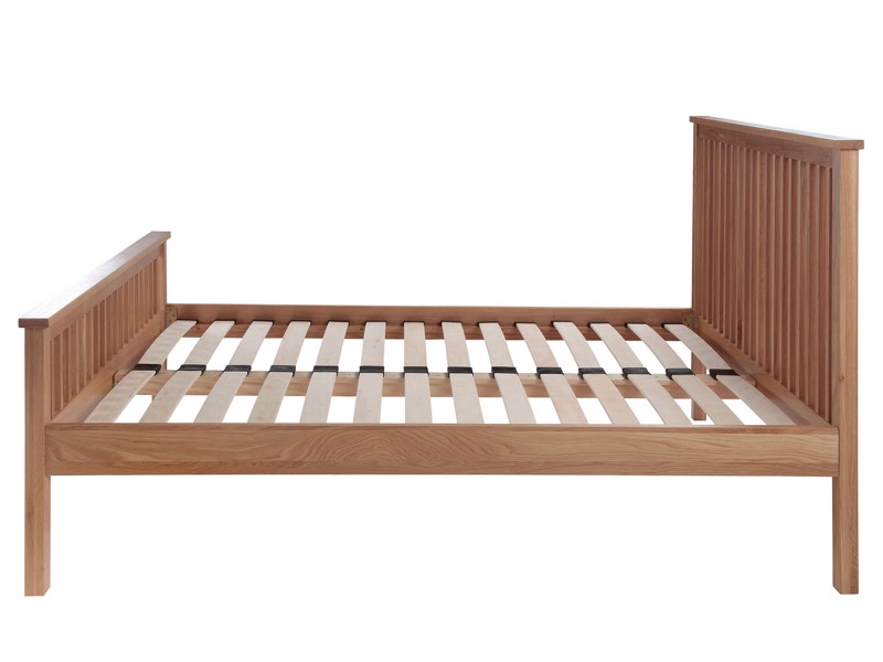 Land Of Beds Chandler Oak Wooden Bed Frame4