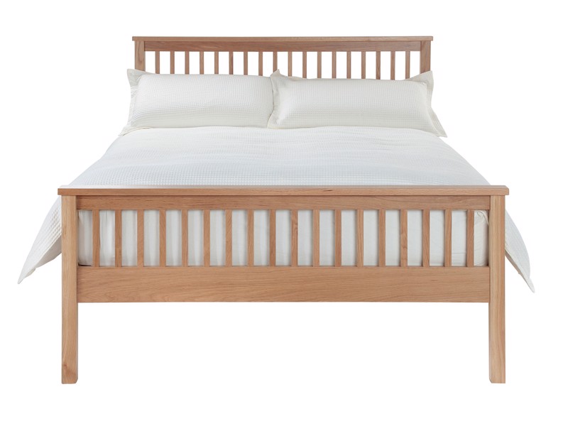 Land Of Beds Chandler Oak Wooden Bed Frame6