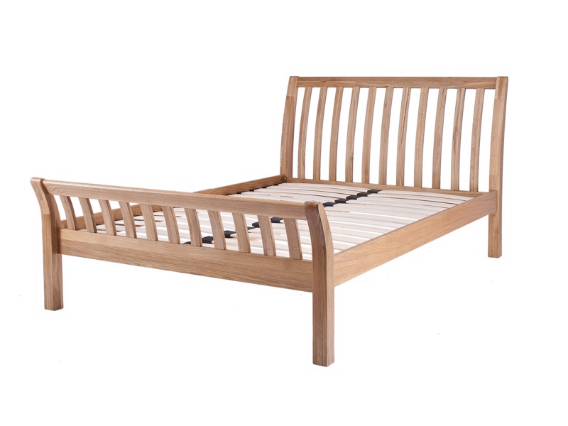 Land Of Beds Delaware Oak Wooden Bed Frame4