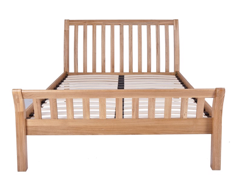 Land Of Beds Delaware Oak Wooden Bed Frame5