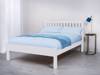 Land Of Beds Rio White Wooden Bed Frame1
