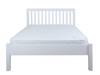Land Of Beds Rio White Wooden Double Bed Frame2