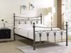 Land Of Beds Gladstone Nickel Metal Bed Frame1