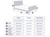 Land Of Beds Gladstone Nickel Metal King Size Bed Frame6