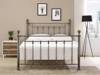Land Of Beds Lawson Black Metal King Size Bed Frame3