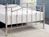Land Of Beds Alena Silver Metal Double Bed Frame4