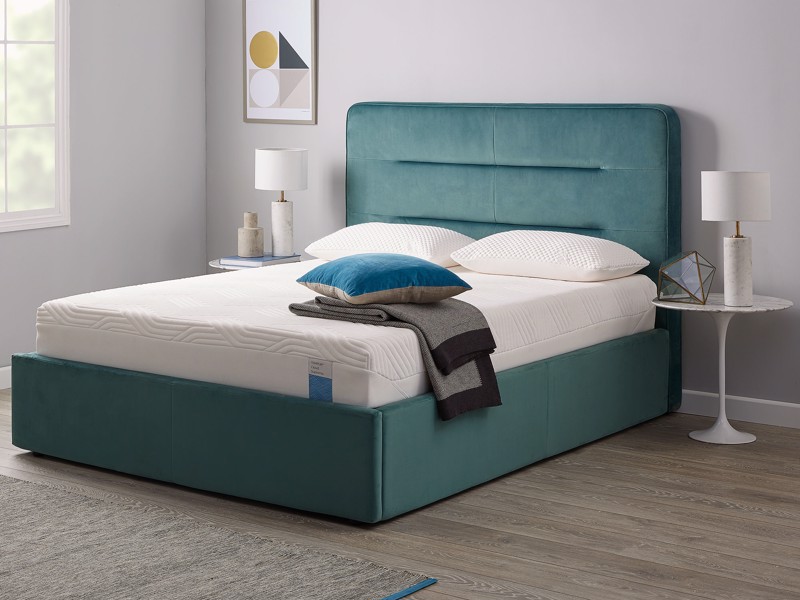 Tempur Linear Fabric Super King Size Ottoman Bed1