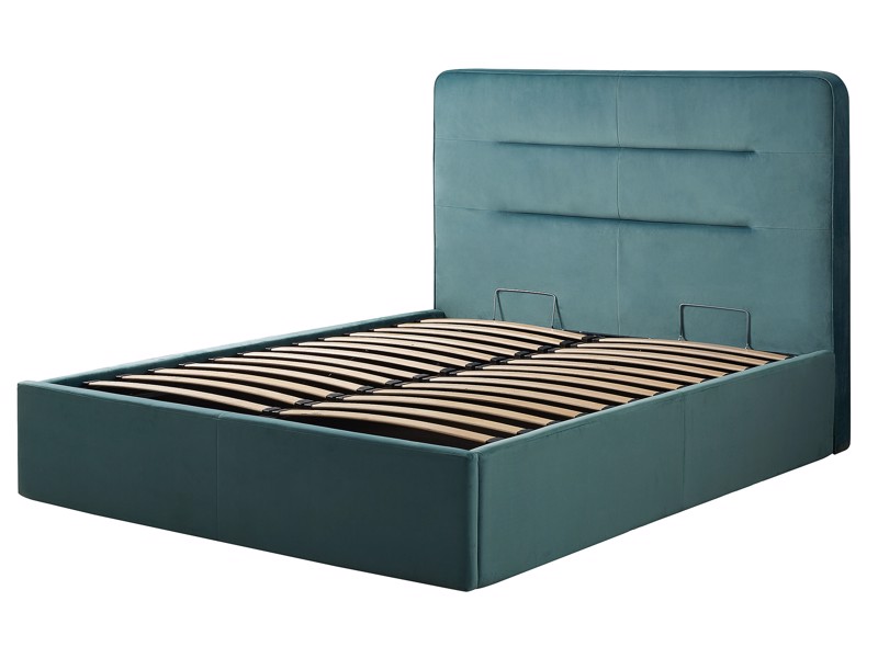 Tempur Linear Fabric Super King Size Ottoman Bed6