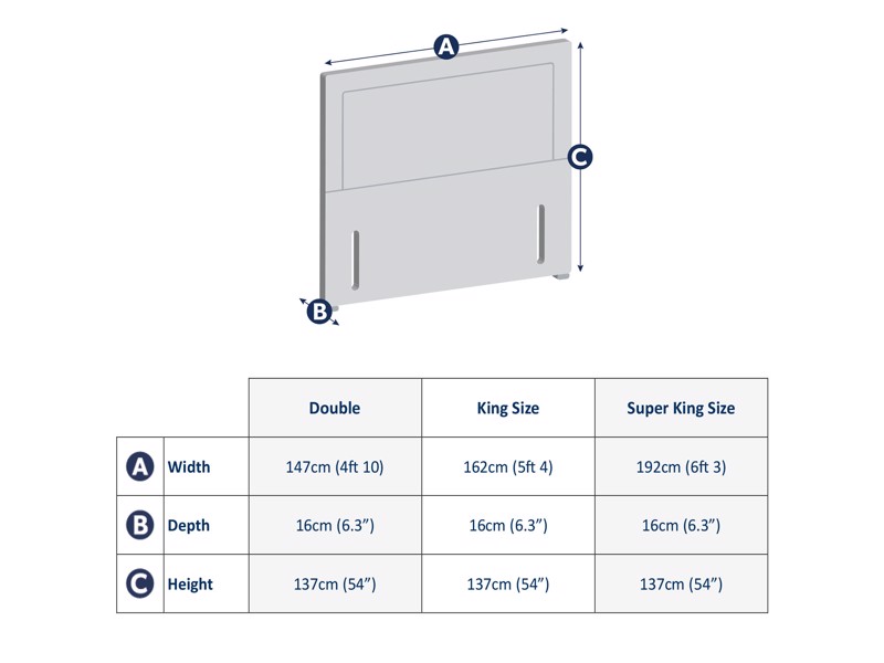 Silentnight Bloomsbury King Size Headboard5