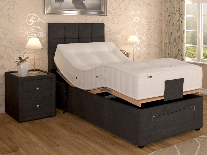 MiBed Dreamworld Lindale Natural 1200 Super King Size Adjustable Bed1