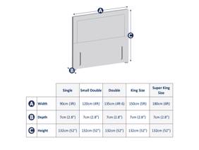 Relyon August Super King Size Headboard6