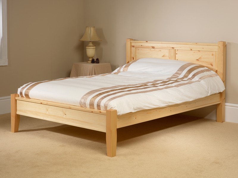 Friendship Mill Coniston Pine Low End Wooden King Size Bed Frame