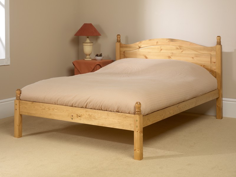 Friendship Mill Orlando Pine Low End Wooden Small Double Bed Frame