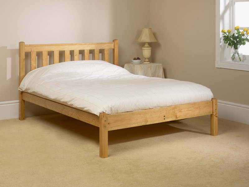 Friendship Mill Shaker Pine Low Footend Wooden Large Single Bed Frame