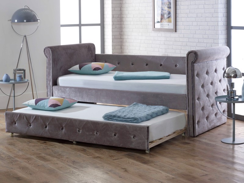Land Of Beds Penelope Silver Guest Bed
