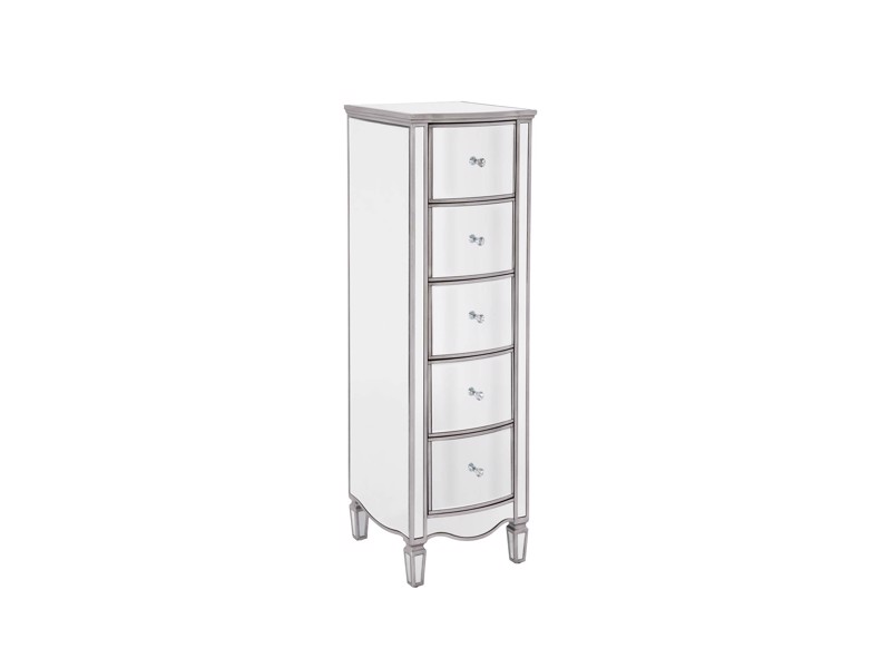 Land Of Beds Venus 5 Drawer Narrow Chest of Drawers