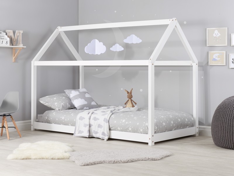 Land Of Beds Orchards House White Wooden Single Childrens Bed