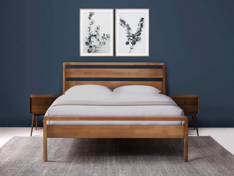 Land Of Beds Verona Wooden Double Bed Frame