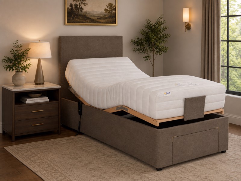 MiBed Dreamworld Lindale Memory Adjustable Small Double Adjustable Mattress