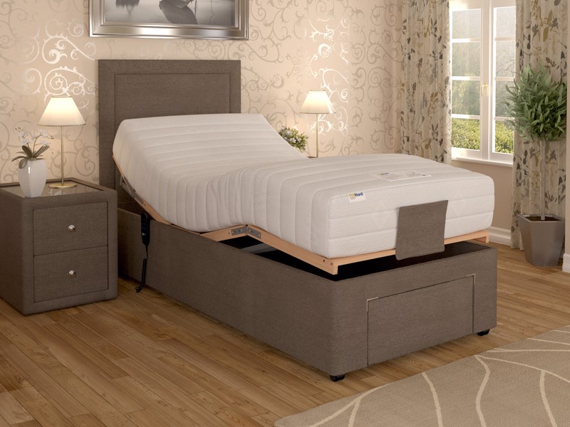 MiBed Dreamworld Lindale Memory Long Single Adjustable Bed Mattress