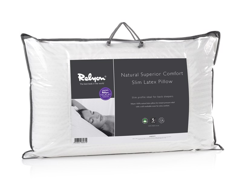 Relyon Natural Superior Comfort Slim Latex Pillow