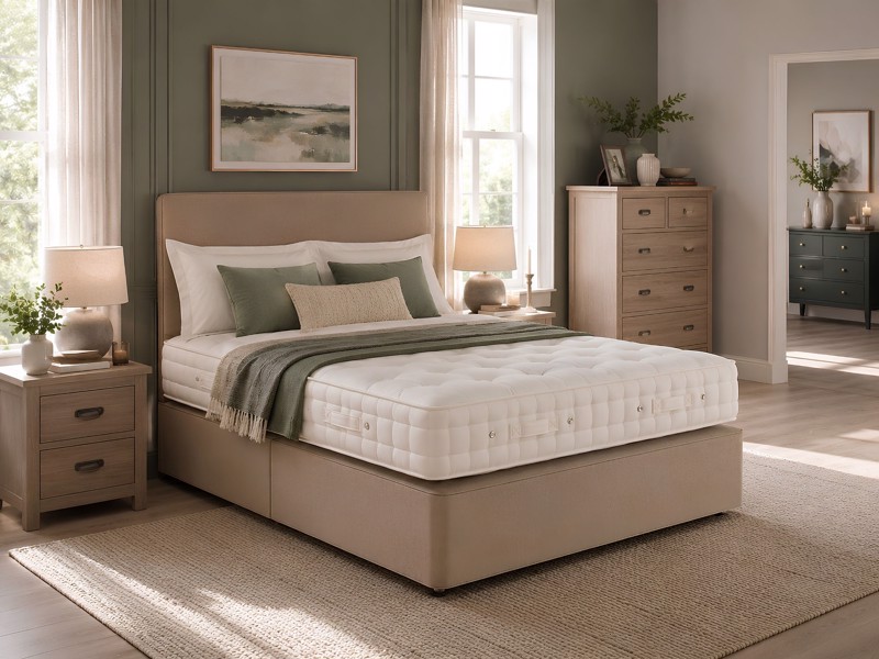 Hypnos Ortho Silver Super King Size Divan Bed
