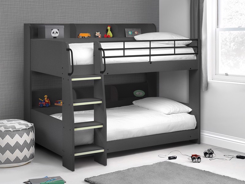 Land Of Beds Paddington Anthracite Bunk Bed