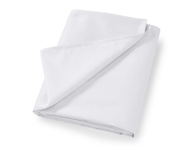 Bianca Fine Linens Cotton Sateen Dove Grey Flat Bed Sheet