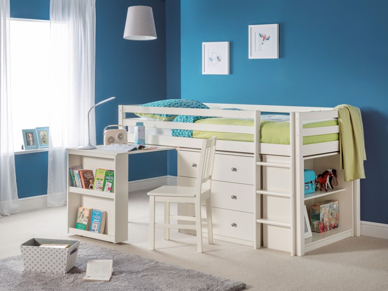 Land Of Beds Sully Stone White Childrens Bed