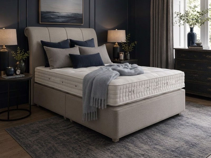 Hypnos Wool Origins 10 Super King Size Zip & Link Divan Bed