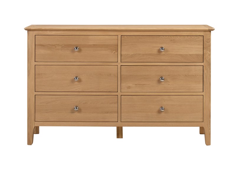 Land Of Beds Crosby 6 Drawer Wide Standard Chest of Drawers