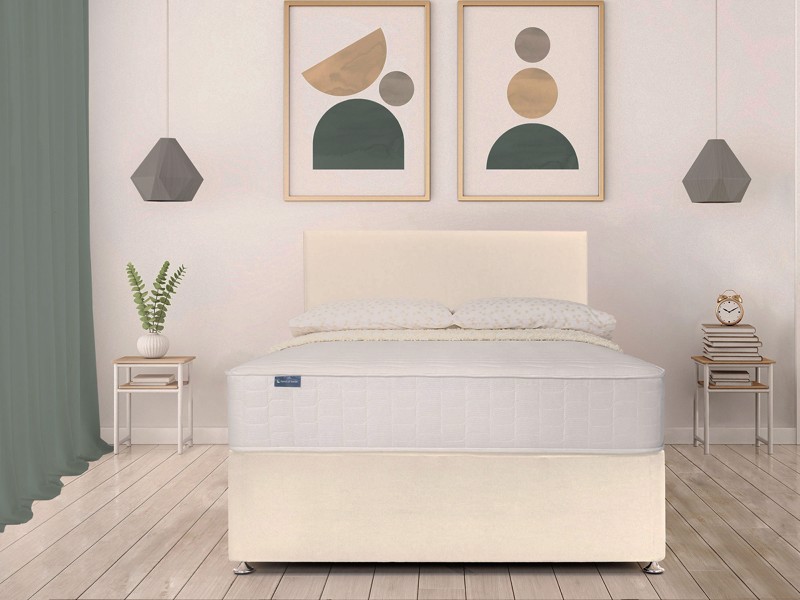 Land Of Beds Pocket Memory Plus Small Double Divan Bed