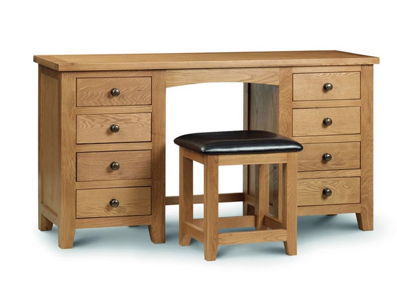 Land Of Beds Soho Twin Pedestal Dressing Table