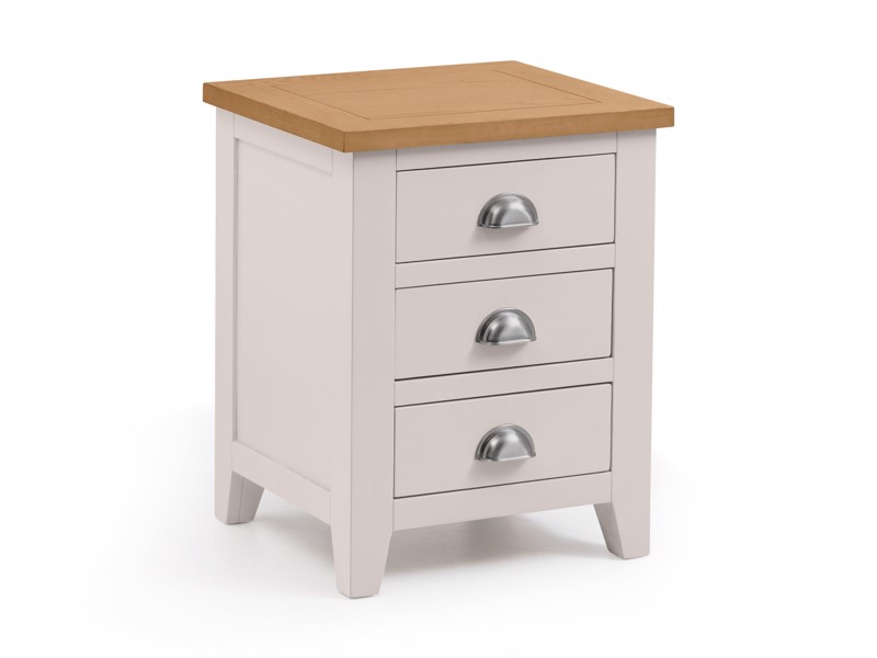 Land Of Beds Finchley 3 Drawer Bedside Table