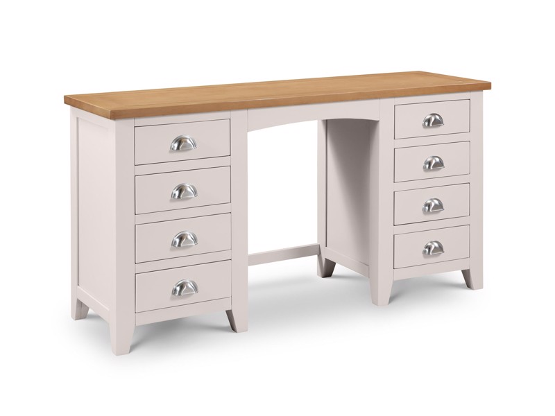 Land Of Beds Finchley Twin Pedestal Dressing Table