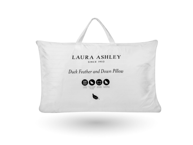 Laura Ashley Premium Duck Feather and Down Pillow