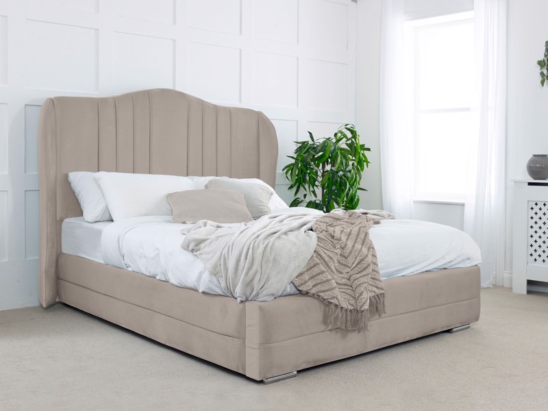 Land Of Beds Annie Fabric Double Bed Frame