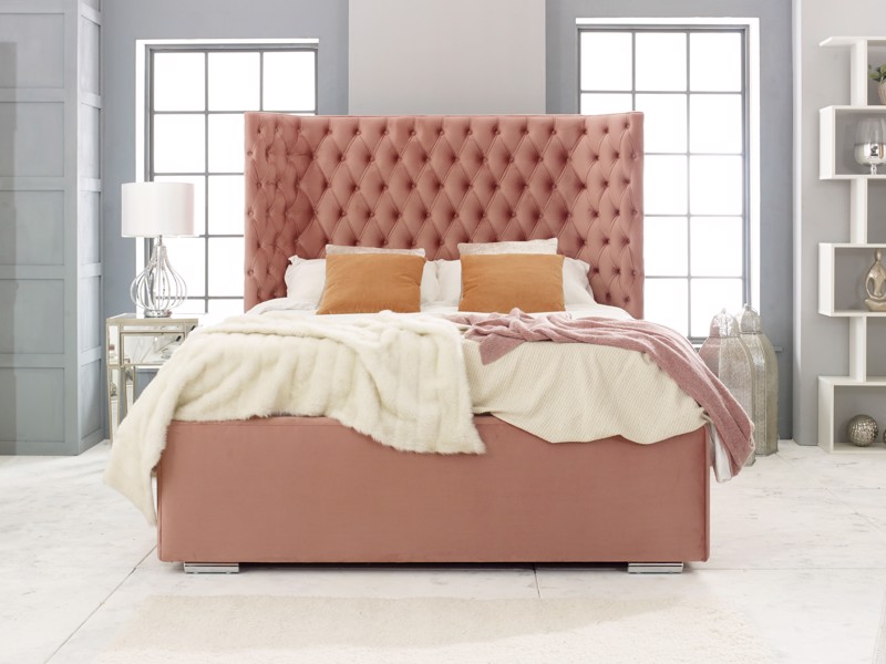 Land Of Beds Freya Fabric Single Bed Frame