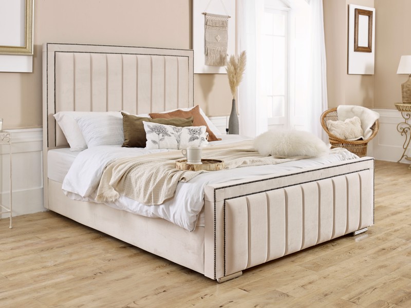 Land Of Beds Piper Fabric Bed Frame