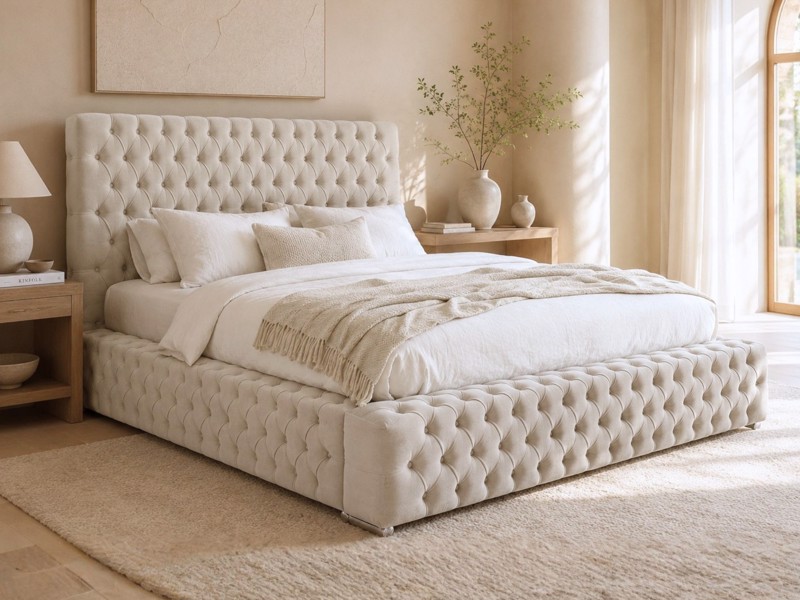 Land Of Beds Sofia Fabric Bed Frame