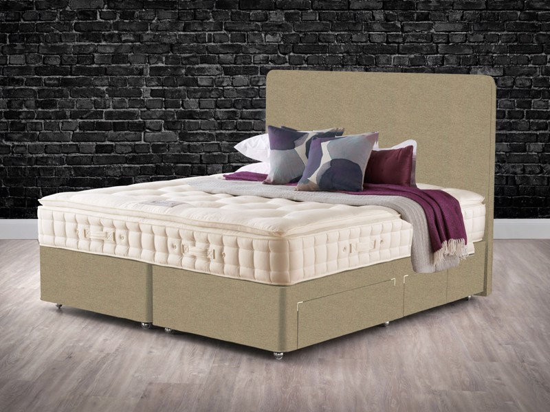Hypnos Special Buy Saunderton Inc Headboard and Super King Size Divan Bed