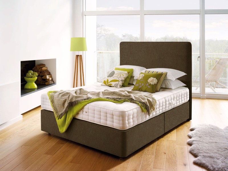 Hypnos Special Buy Orthocare Support Inc Headboard and Super King Size Zip & Link Divan Bed