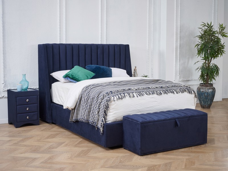 Land Of Beds Tuscany Fabric Ottoman Bed