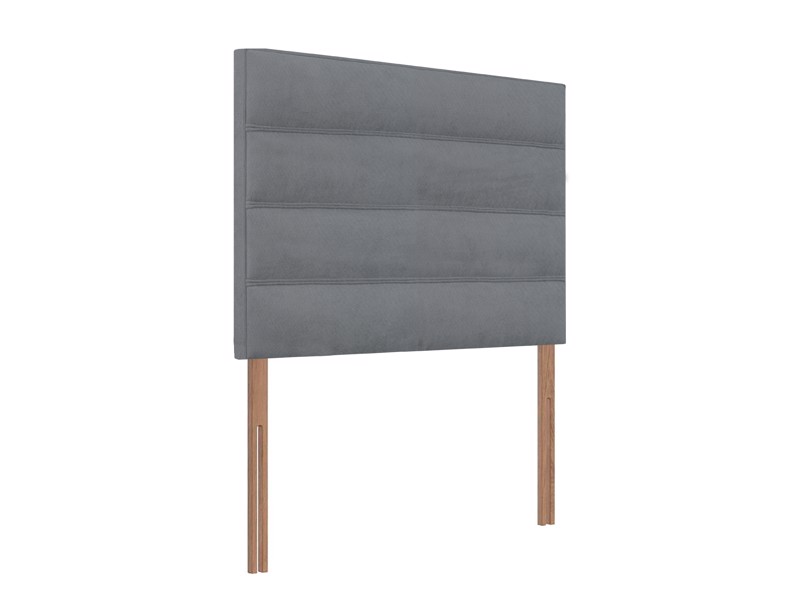 Land Of Beds Single Size - CLEARANCE STOCK - Grey Contract Single Headboard