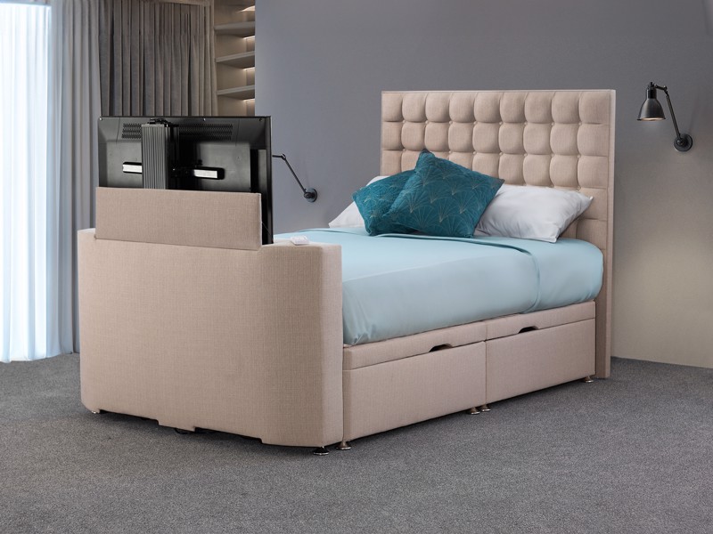 Land Of Beds Talia Fabric TV Bed