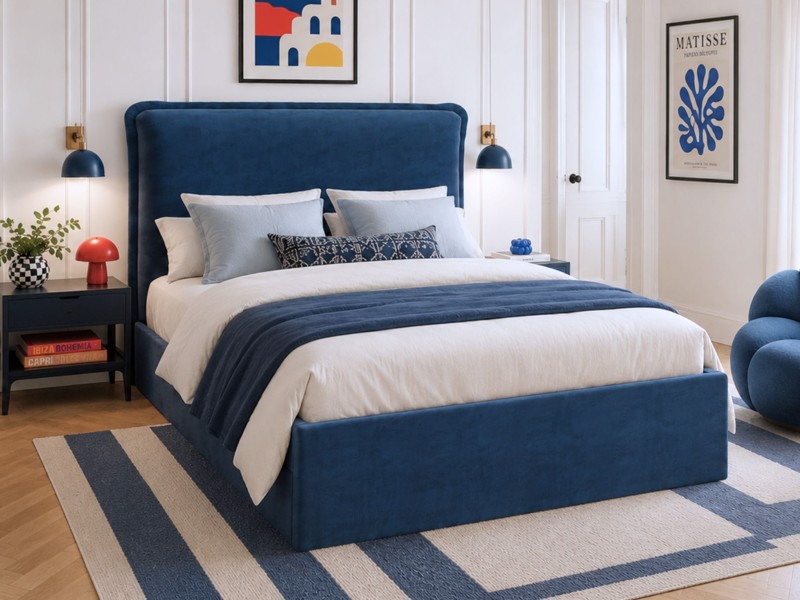Land Of Beds Kai Fabric Bed Frame