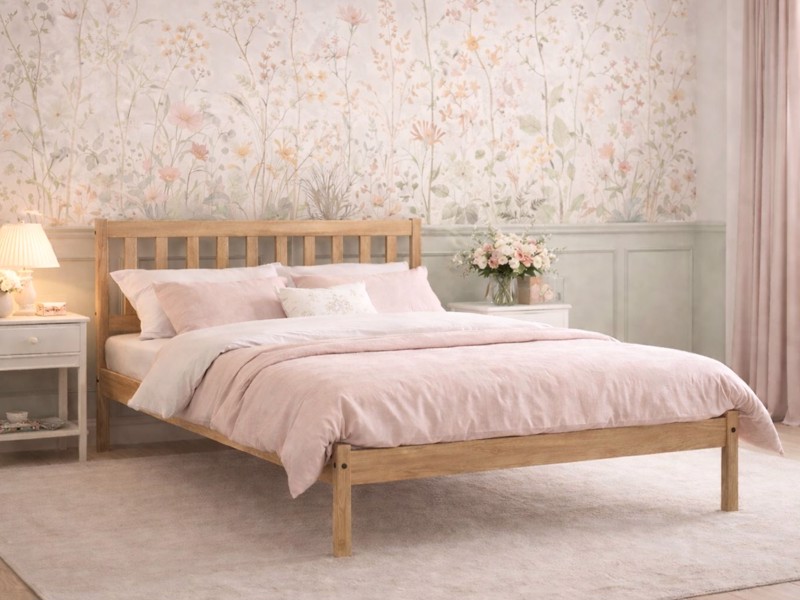 Land Of Beds Delamere Pine Wooden Bed Frame