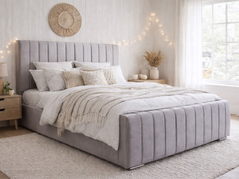 Land Of Beds Chloe Fabric Bed Frame