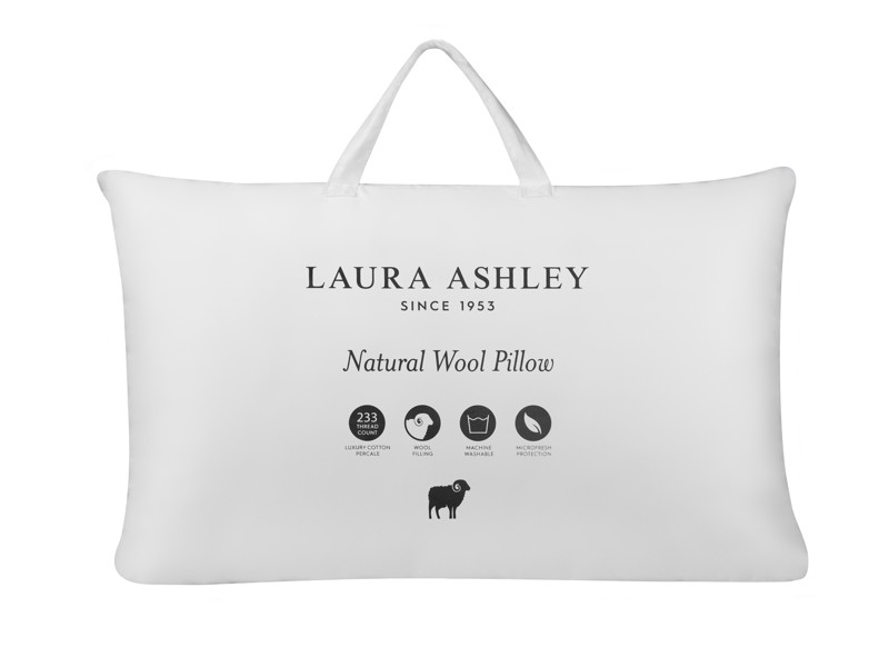 Laura Ashley Natural Wool Pillow